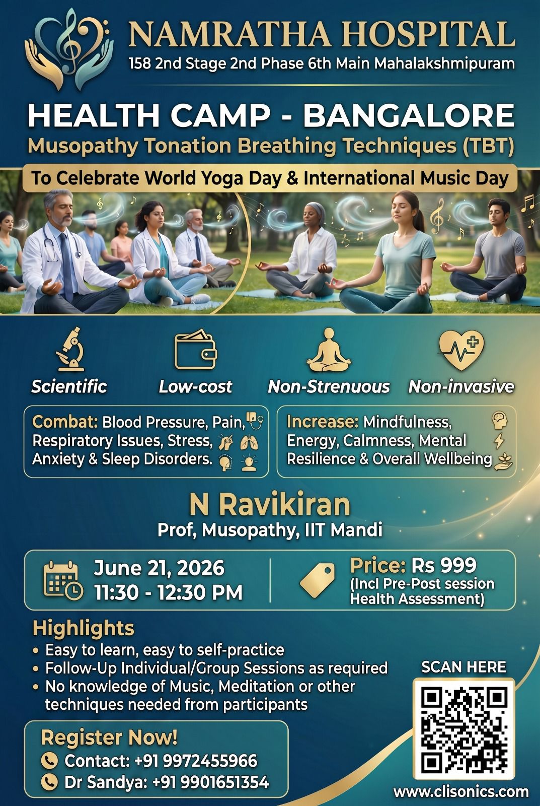 Health camp in Bangalore